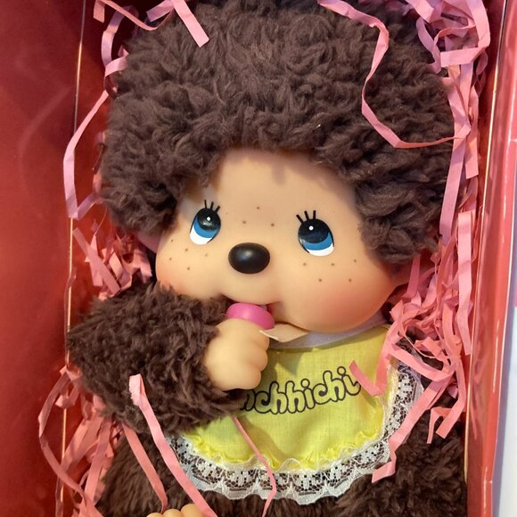 Monchhichi 40th Anniversary Collection Doll Boy Plush Toy Sekiguchi Japan New - Picture 5 of 14